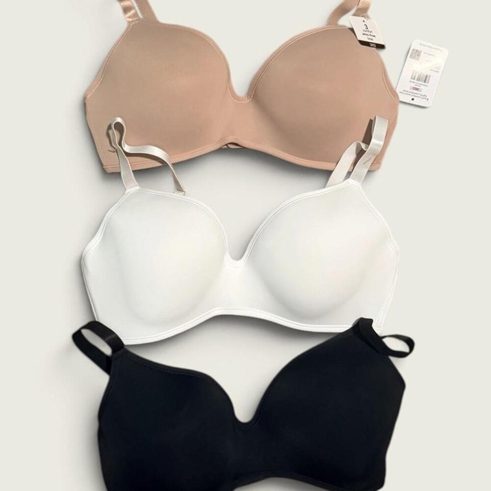 (3 pack) Renero wire-free bras